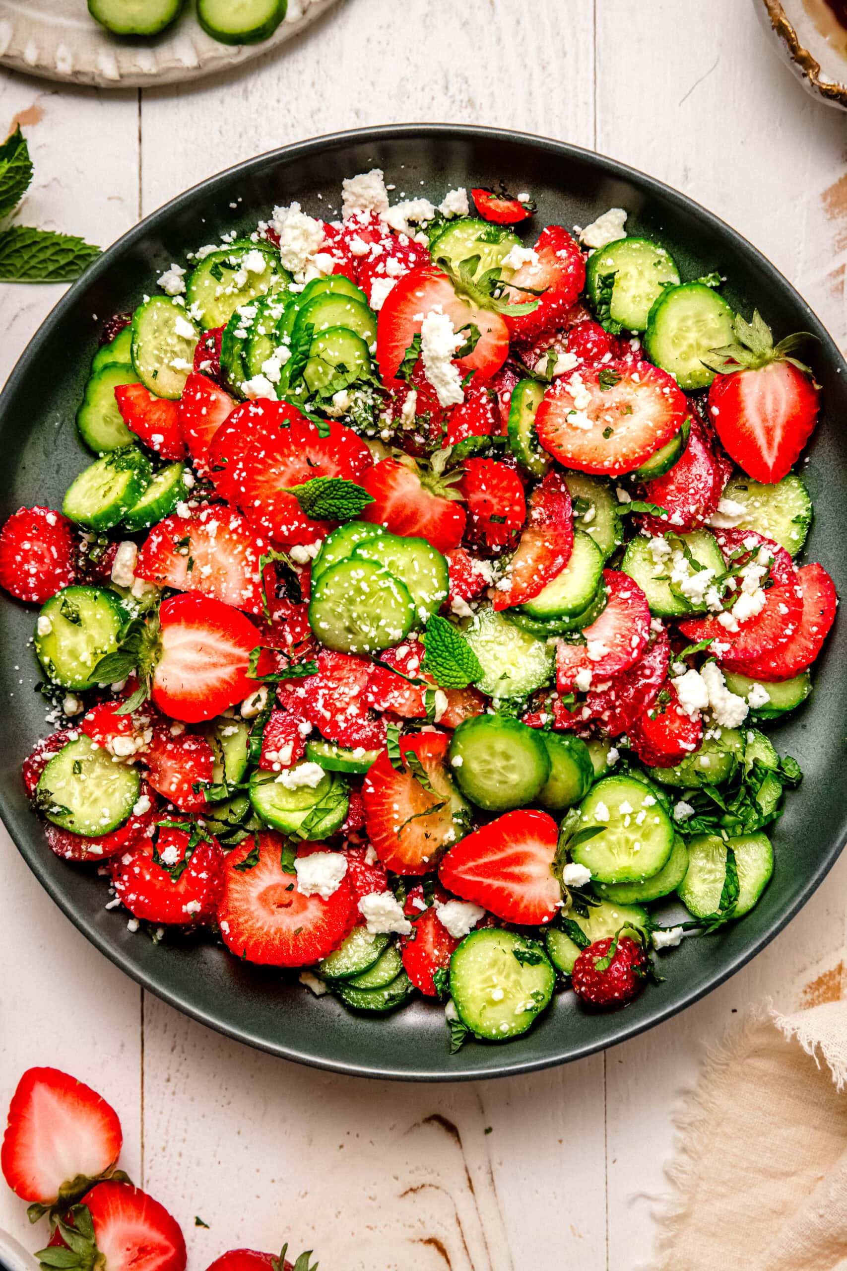Strawberry Cucumber Salad
