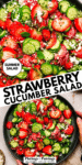 Strawberry Cucumber Salad