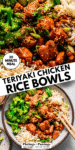 Teriyaki Chicken Rice Bowls