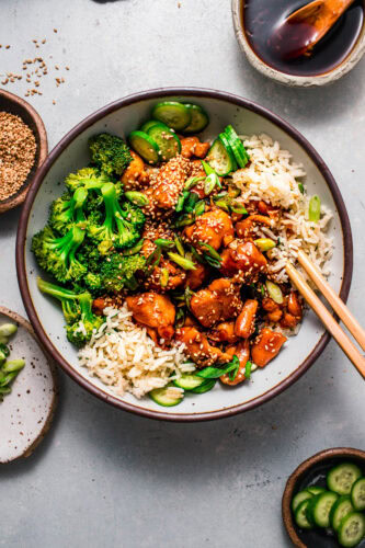 Teriyaki Chicken Rice Bowls