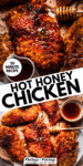 Hot honey chicken pinterest image.