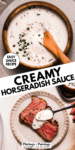 Easy Creamy Horseradish Sauce Recipe