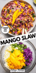 Mango slaw pinterest image.