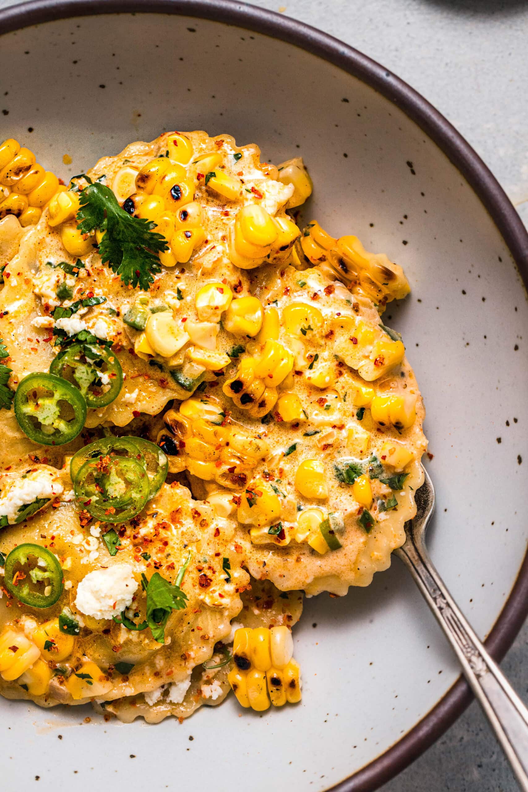 Street Corn Ravioli